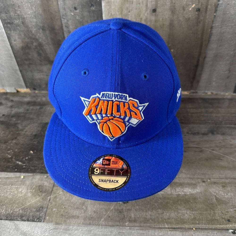 New Era Cap NBA NY Knicks Royal Blue Orange 9FIFTY Snapback‎ Hat